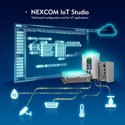 新漢免費開放NEXCOM IoT Studio聯網軟件工具下載，簡化編程開發、加速物聯網創新